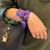 Bracelet en soie - Scandinavie Violet - Lady Pepper - Lady Pepper - 