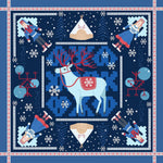 Foulard Lady PEPPER - Modal et Cachemire - 120x120cm - Sami - Bleu - Lady Pepper - Lady Pepper - 